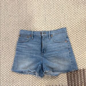 Madewell high rise denim Women's Shorts